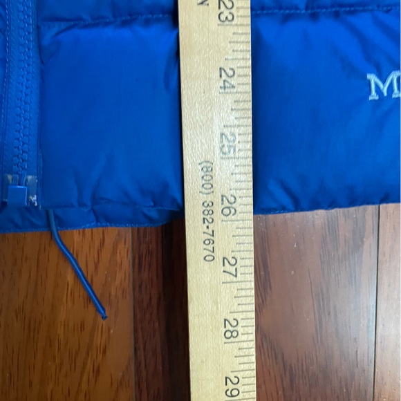 Marmot Down Puffer Jacket 700 Fill Blue Packable Quilted Women's Sz M B29 - Picture 14 of 14